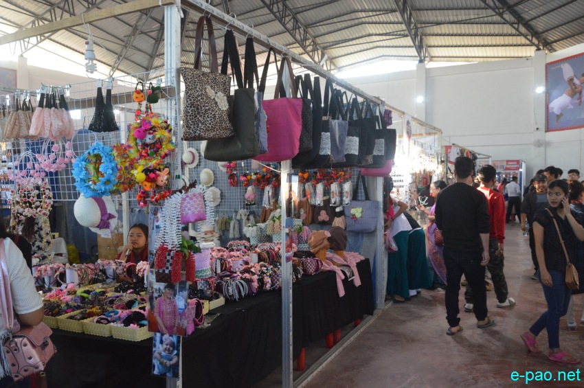 Day 7 : Commercial Stalls at Lamboi Khonangkhong  at Manipur Sangai Festival :: 27 November 2017
