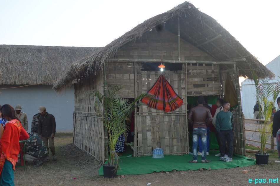 Day 9 : Heritage Park : Traditional huts     at Manipur Sangai Festival at Hapta Kangjeibung :: 29 November 2017