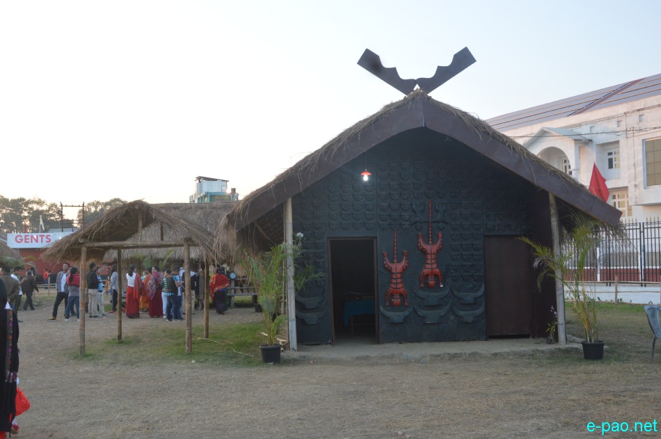 Day 9 : Heritage Park : Traditional huts     at Manipur Sangai Festival at Hapta Kangjeibung :: 29 November 2017