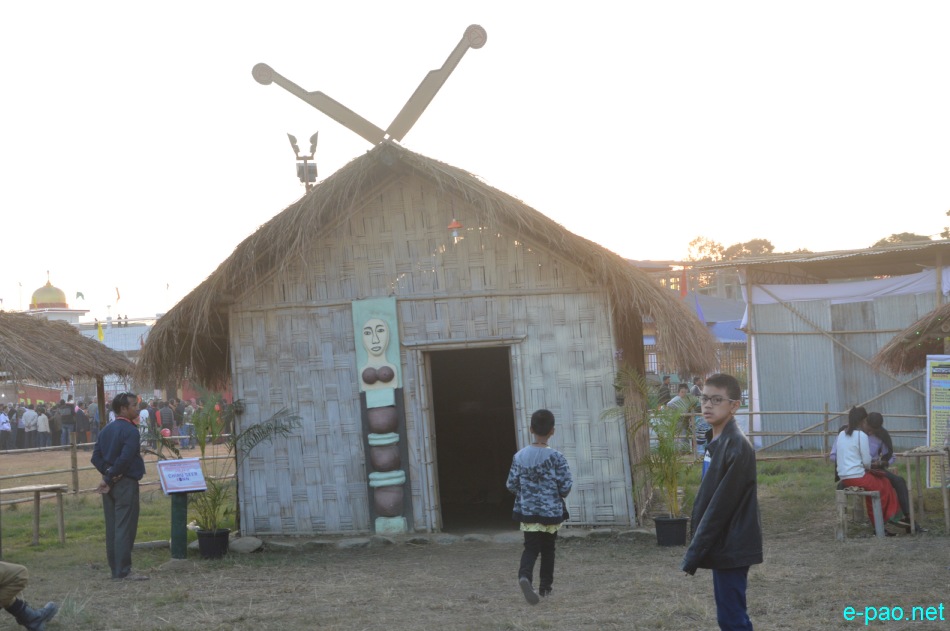 Day 9 : Heritage Park : Traditional huts     at Manipur Sangai Festival at Hapta Kangjeibung :: 29 November 2017