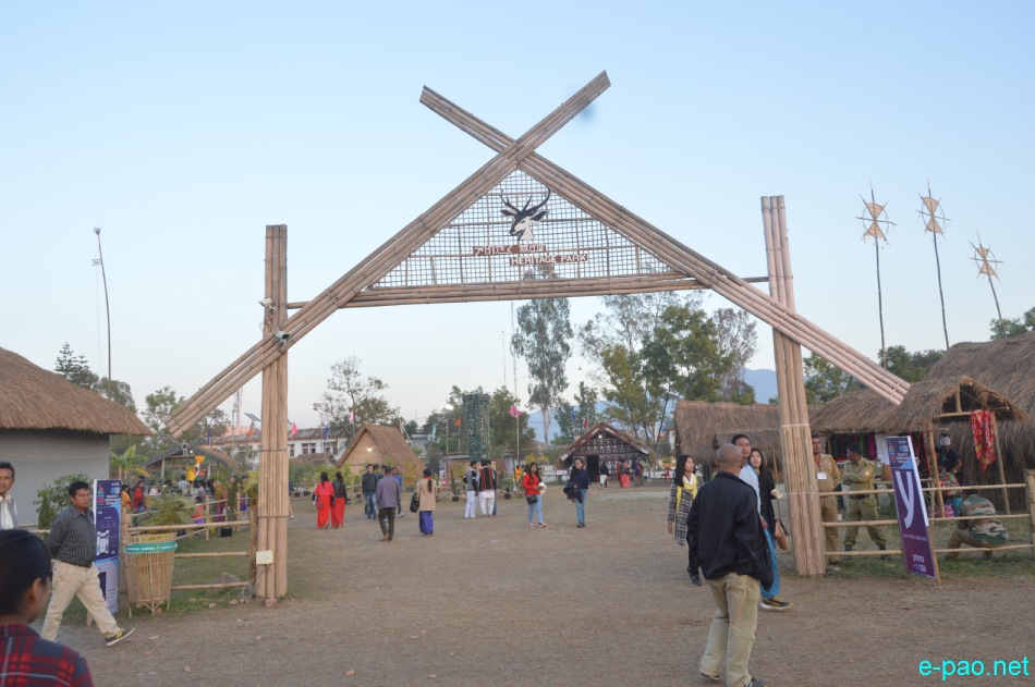 Day 9 : Heritage Park : Traditional huts     at Manipur Sangai Festival at Hapta Kangjeibung :: 29 November 2017