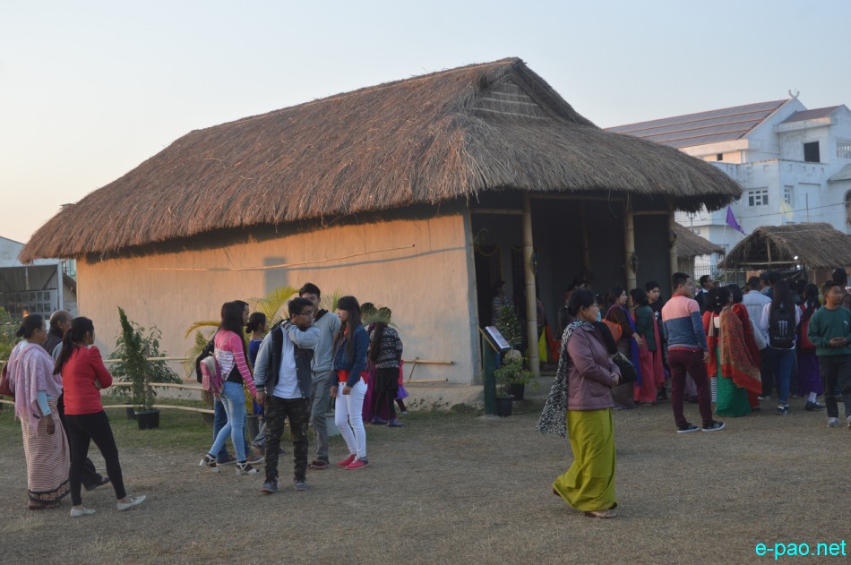 Day 9 : Heritage Park : Traditional huts    at Manipur Sangai Festival at Hapta Kangjeibung :: 29 November 2017