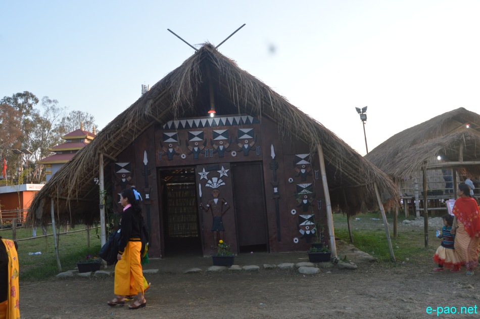 Day 9 : Heritage Park : Traditional huts    at Manipur Sangai Festival at Hapta Kangjeibung :: 29 November 2017