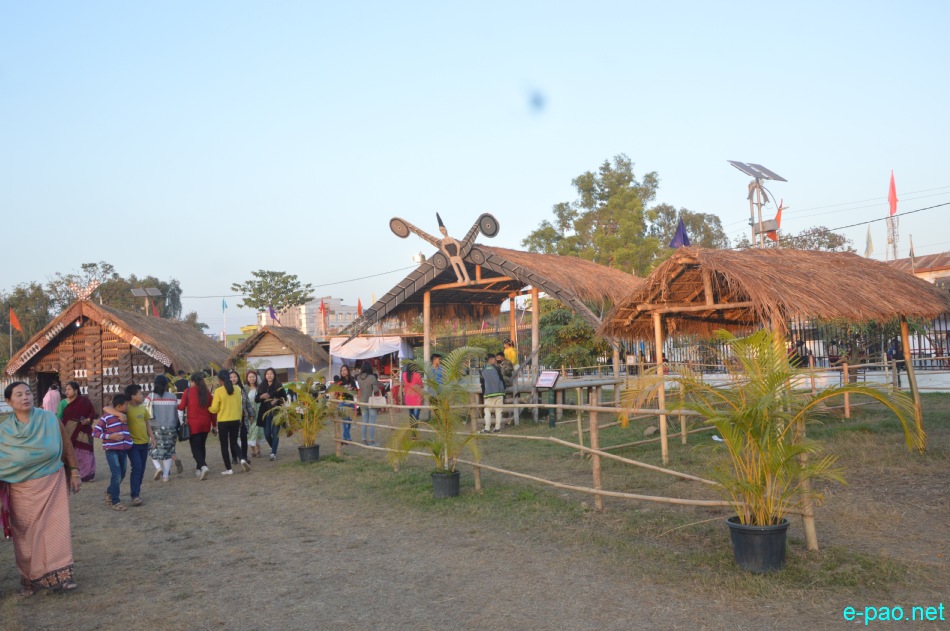 Day 9 : Heritage Park : Traditional huts     at Manipur Sangai Festival at Hapta Kangjeibung :: 29 November 2017