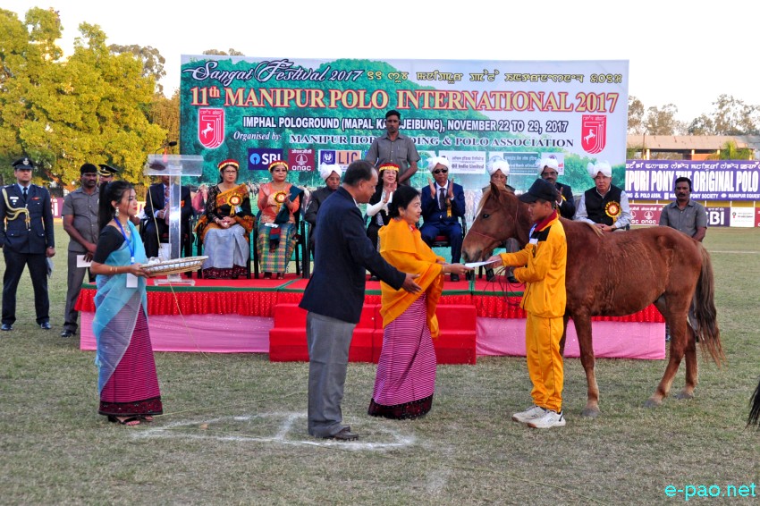 Closing ceremony - 11th Manipur Polo International 2017 at Mapal Kangjeibung, Imphal  :: 29 November 2017