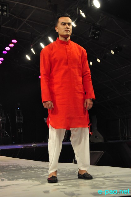 Fashion Show by Kumarjit Laishram at Lamboi Khongnangkhong  as part of Sangai Festival :: 30th November 2018