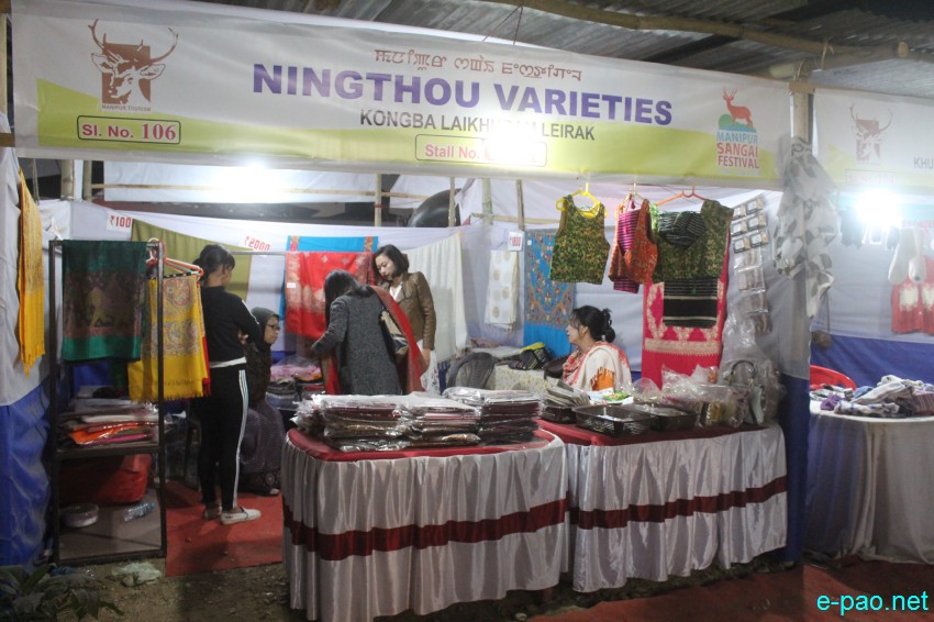 Day 10 :  Stalls at Lamboi Khongnangkhong, Imphal as part of Sangai Festival :: 30th November 2018