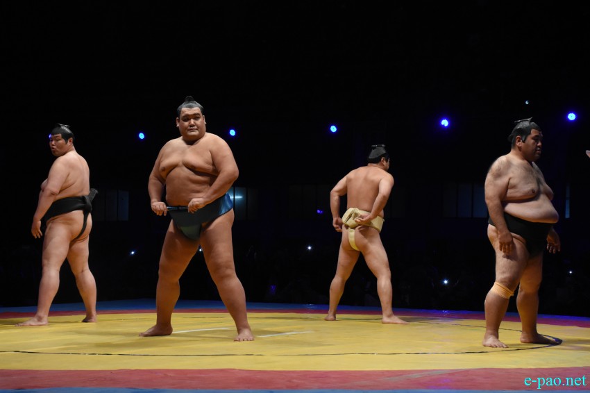 Day 2 : Sumo Wrestling at Manipur Sangai Festival at Khuman Lampak stadium, Imphal :: November 22 2018