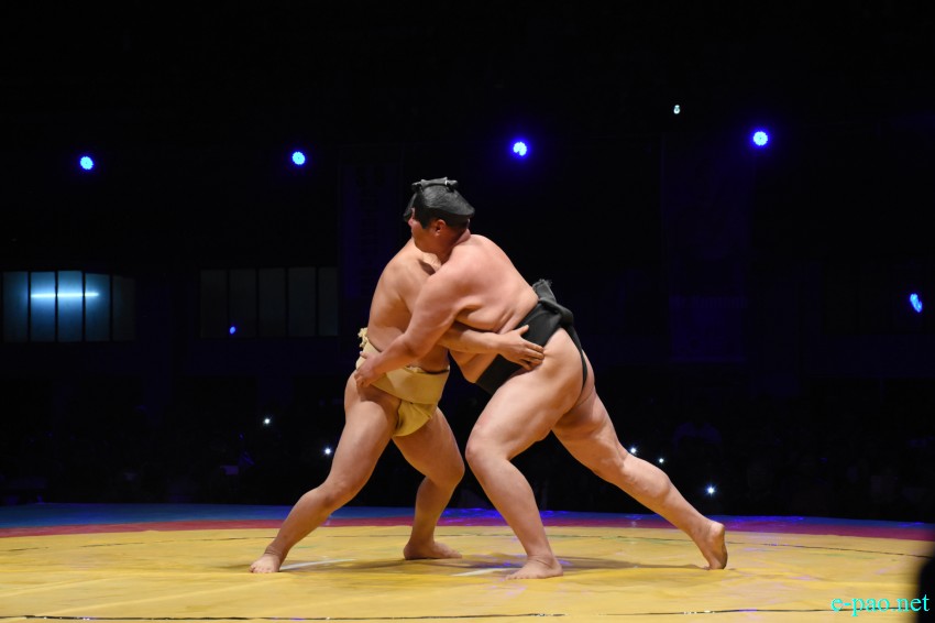 Day 2 : Sumo Wrestling at Manipur Sangai Festival at Khuman Lampak stadium, Imphal :: November 22 2018