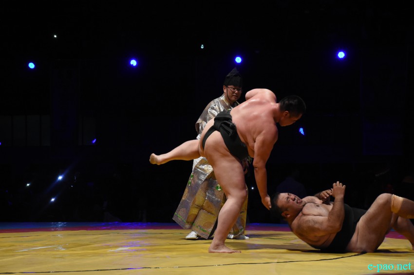 Day 2 : Sumo Wrestling at Manipur Sangai Festival at Khuman Lampak stadium, Imphal :: November 22 2018
