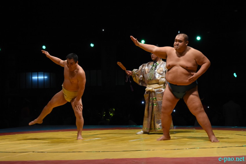 Day 2 : Sumo Wrestling at Manipur Sangai Festival at Khuman Lampak stadium, Imphal :: November 22 2018