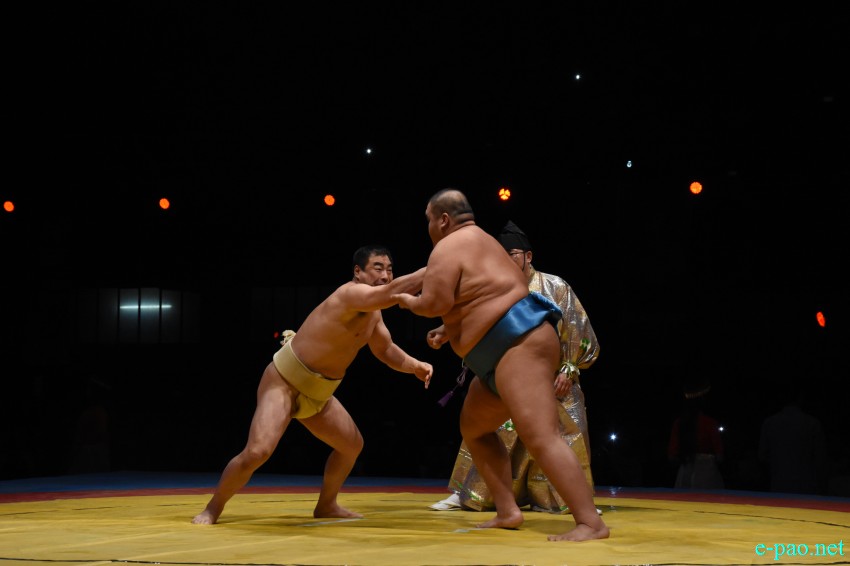 Day 2 : Sumo Wrestling at Manipur Sangai Festival at Khuman Lampak stadium, Imphal :: November 22 2018