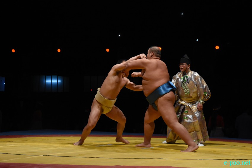 Day 2 : Sumo Wrestling at Manipur Sangai Festival at Khuman Lampak stadium, Imphal :: November 22 2018