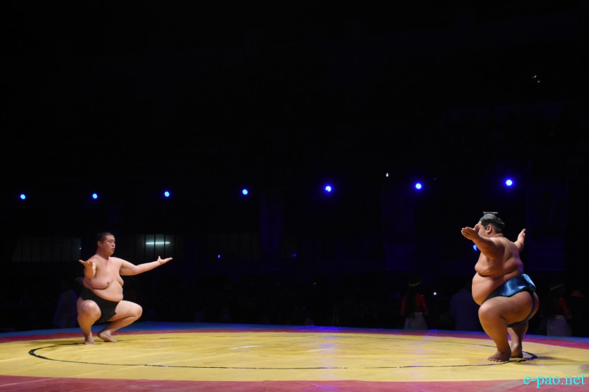 Day 2 : Sumo Wrestling at Manipur Sangai Festival at Khuman Lampak stadium, Imphal :: November 22 2018