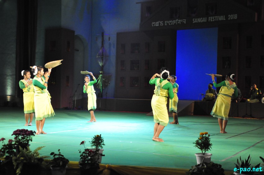 Day 3 : Dance from Assam at  Manipur Sangai Festival at Khuman Lampak, Imphal :: November 23 2018