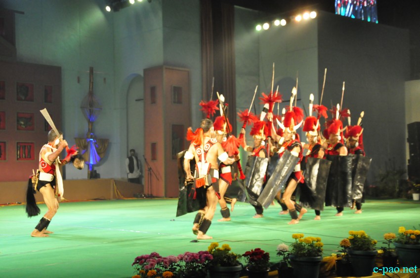 Day 4 : Dance by Artistes from Nagaland  at  Manipur Sangai Festival at BOAT, Imphal :: November 24 2018