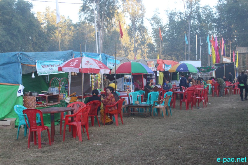 Day 5 : Stalls at Keibul Lamjao during  Manipur Sangai Festival :: 25 November 2018
