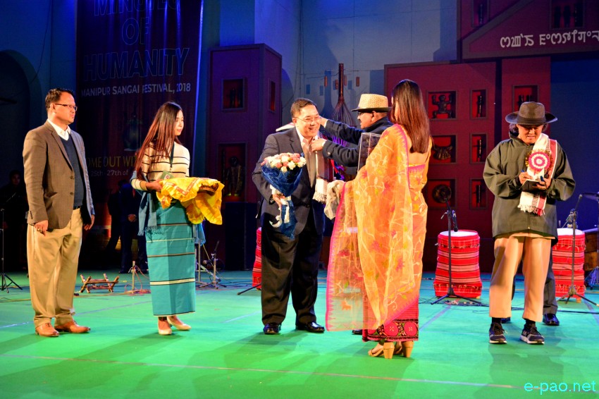 Day 7 : Thailand Princess Maha Chakri Sirindhorn witnessing the Manipur Sangai Festival at  BOAT, Imphal :: 27th November 2018