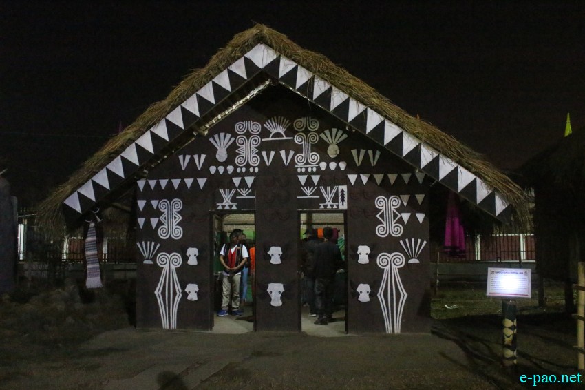 A Traditional House from Manipur displayed at Heritage Park at Hapta Kangjeibung , Imphal :: 28th November 2018
