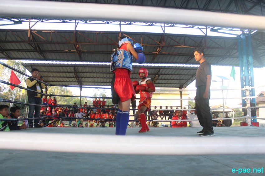 Day 8 :  Muay Thai - Game exhibition  at Khuman Lampak, Imphal :: 28th November 2018