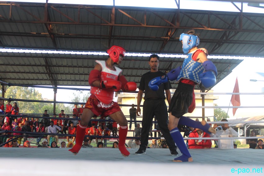 Day 8 :  Muay Thai - Game exhibition  at Khuman Lampak, Imphal :: 28th November 2018