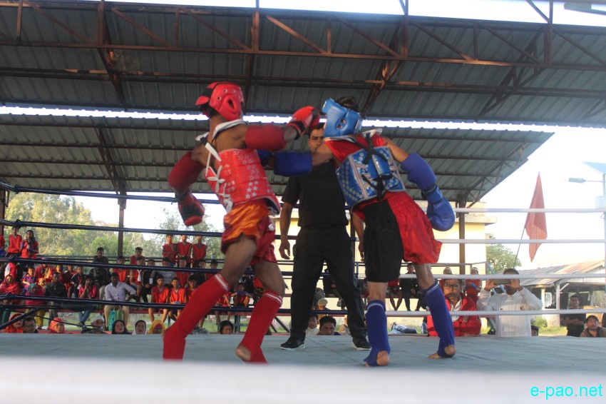 Day 8 :  Muay Thai - Game exhibition  at Khuman Lampak, Imphal :: 28th November 2018