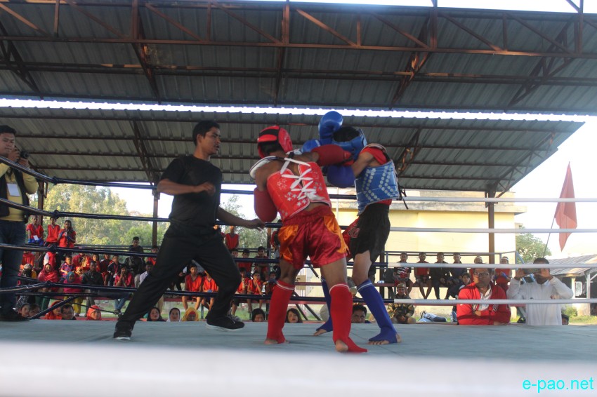 Day 8 :  Muay Thai - Game exhibition  at Khuman Lampak, Imphal :: 28th November 2018