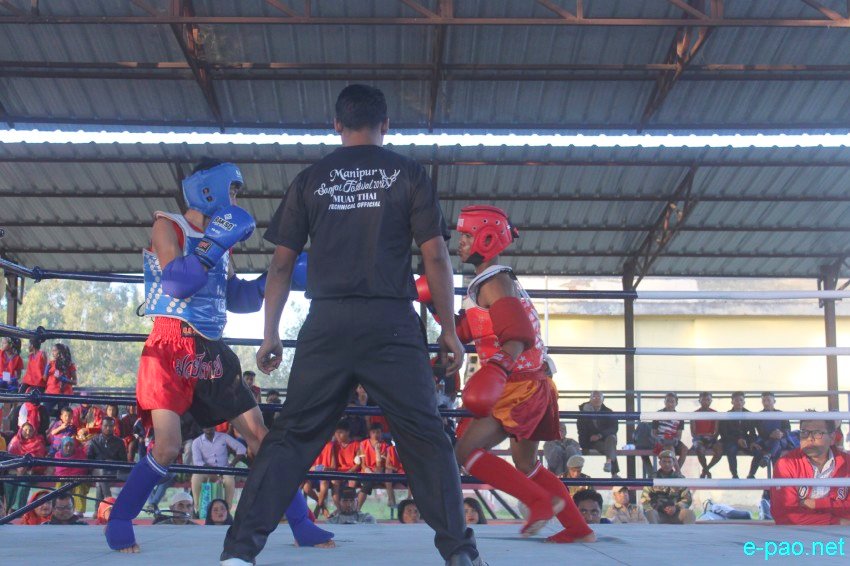 Day 8 :  Muay Thai - Game exhibition  at Khuman Lampak, Imphal :: 28th November 2018