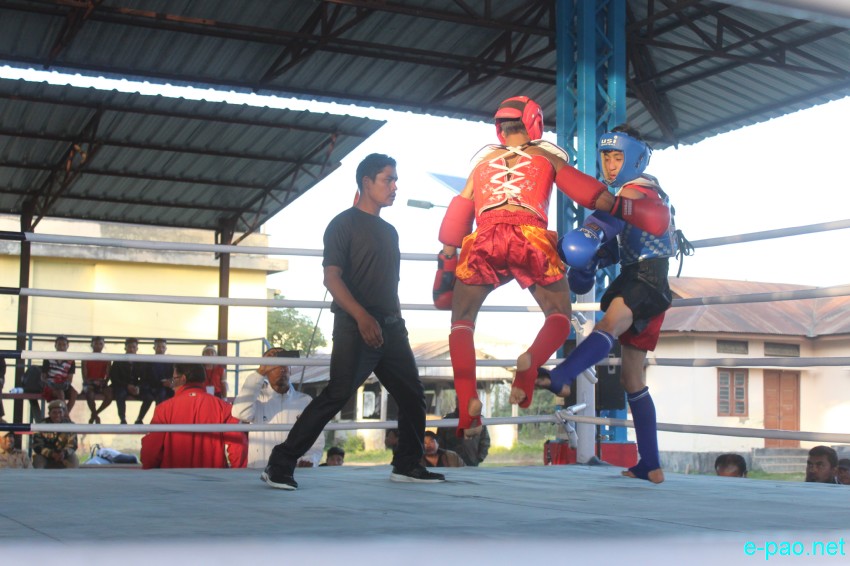 Day 8 :  Muay Thai - Game exhibition  at Khuman Lampak, Imphal :: 28th November 2018
