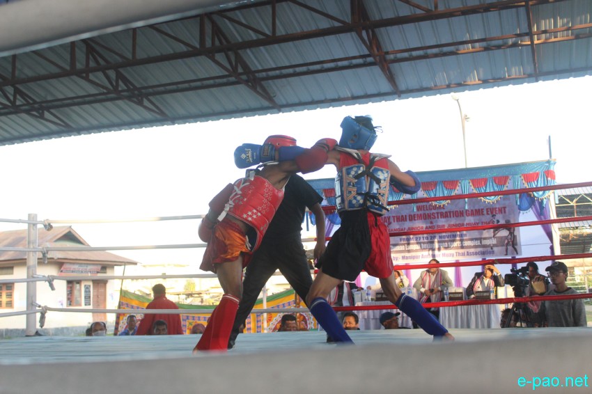 Day 8 :  Muay Thai - Game exhibition  at Khuman Lampak, Imphal :: 28th November 2018