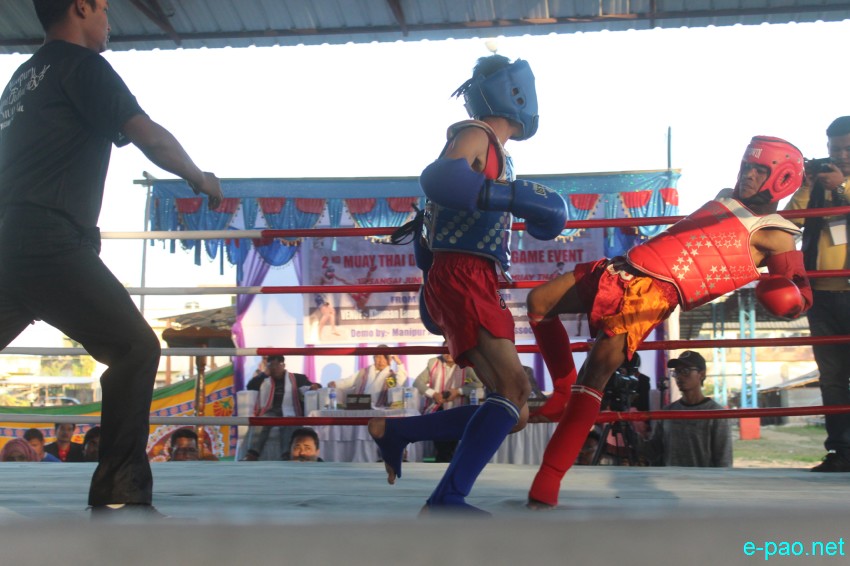 Day 8 :  Muay Thai - Game exhibition  at Khuman Lampak, Imphal :: 28th November 2018