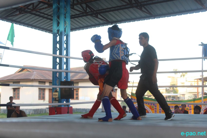 Day 8 :  Muay Thai - Game exhibition  at Khuman Lampak, Imphal :: 28th November 2018