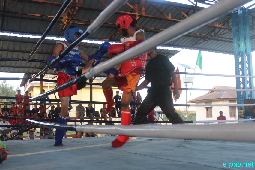 Day 8 :  Muay Thai - Game exhibition  at Khuman Lampak, Imphal :: 28th November 2018