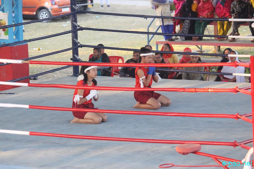 Day 8 :  Muay Thai - Game exhibition  at Khuman Lampak, Imphal :: 28th November 2018