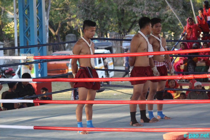 Day 8 :  Muay Thai - Game exhibition  at Khuman Lampak, Imphal :: 28th November 2018