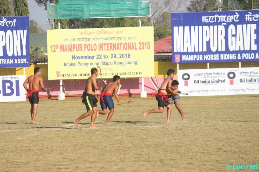 Day 8 :  Mukna Kangjei - Indigenous Game of Manipur played at Mapal Kaangjeibung , Imphal  :: 28th November 2018