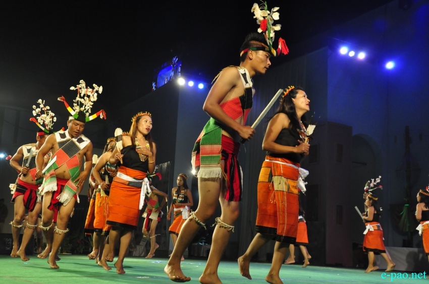 Maring War Dance at  Manipur Sangai Festival at BOAT, Imphal :: 29th November 2018