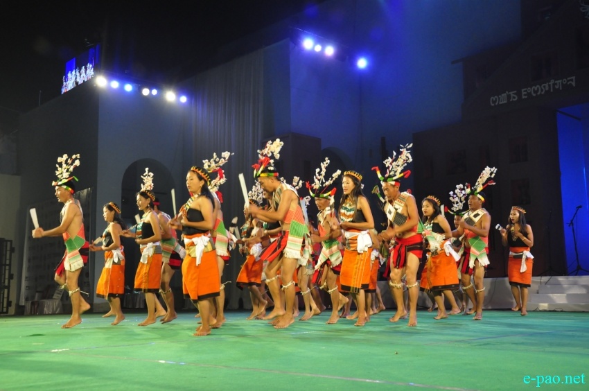 Day 9 : Maring War Dance at  Manipur Sangai Festival at BOAT, Imphal :: 29th November 2018