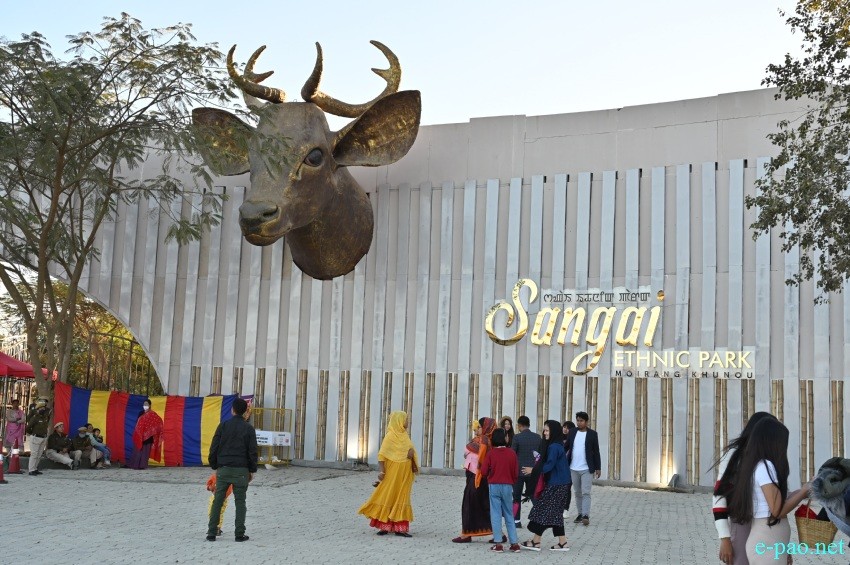  Manipur Sangai Festival at Sangai Ethnic Park, Moirang Khunou :: November 21 2022 