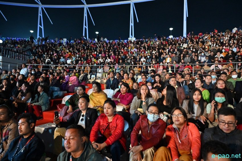 Day 10 : Manipur Sangai Festival 2022 -  Crowd gather at closing ceremony   at BOAT, Imphal :: 30 November 2022