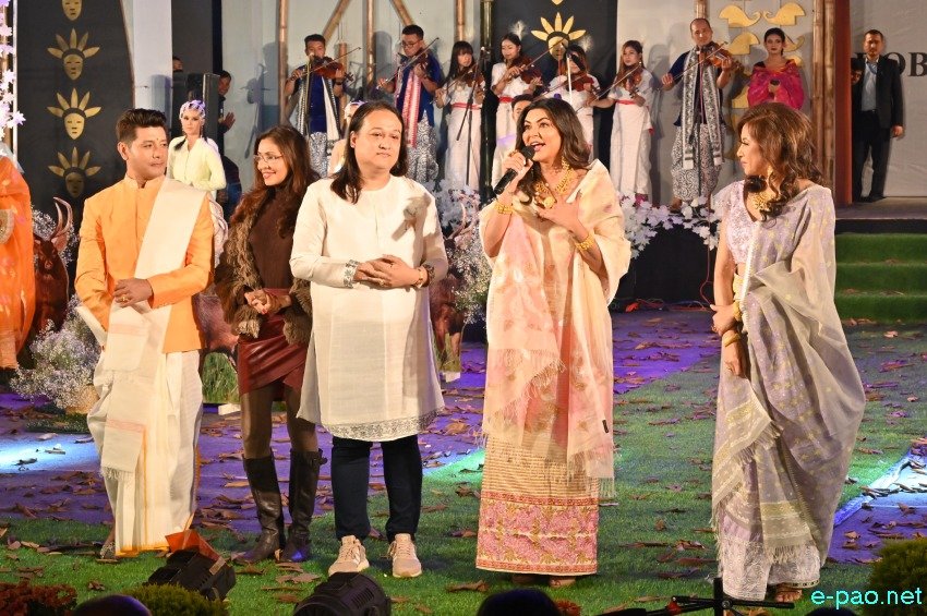 Manipur Sangai Festival : A fashion parade presented by Robert Naorem with Sushmita Sen at BOAT, Imphal :: 30 November 2022