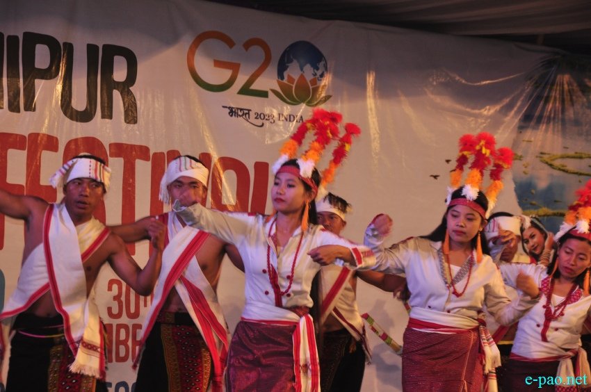 Day 2 : Manipur Sangai Festival 2022 -  Kom Traditional Dance   at Ibudhou Marjing, Heingang :: 22 November 2022