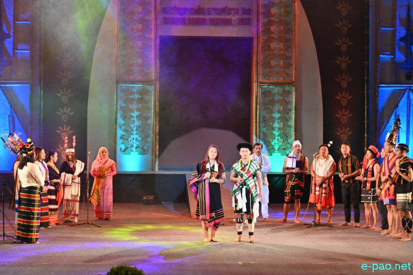 Manipur Sangai Festival 2022 -  Hingminashi Eikhoi song   at BOAT, Imphal:: 22 November 2022