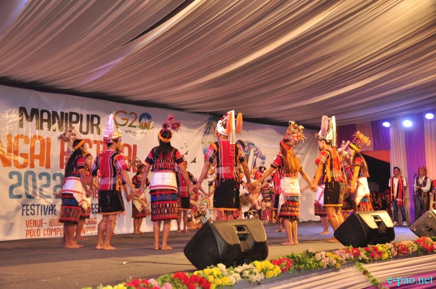 Day 2 : Manipur Sangai Festival 2022 -  Tarao Traditional Dance   at Ibudhou Marjing, Heingang :: 22 November 2022