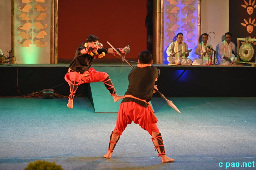 Day 2 : Manipur Sangai Festival 2022 -  Thang Ta presentation   at BOAT, Imphal:: 22 November 2022