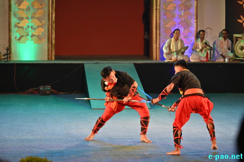 Day 2 : Manipur Sangai Festival 2022 -  Thang Ta presentation   at BOAT, Imphal:: 22 November 2022