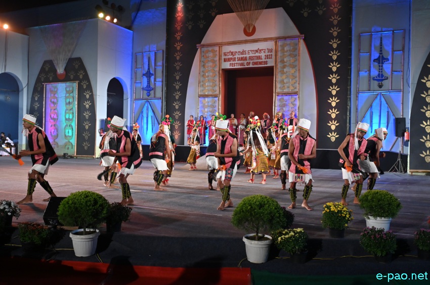 Day 3 : Manipur Sangai Festival 2022 -  Chothe Traditional Dance   at BOAT, Imphal:: 23 November 2022