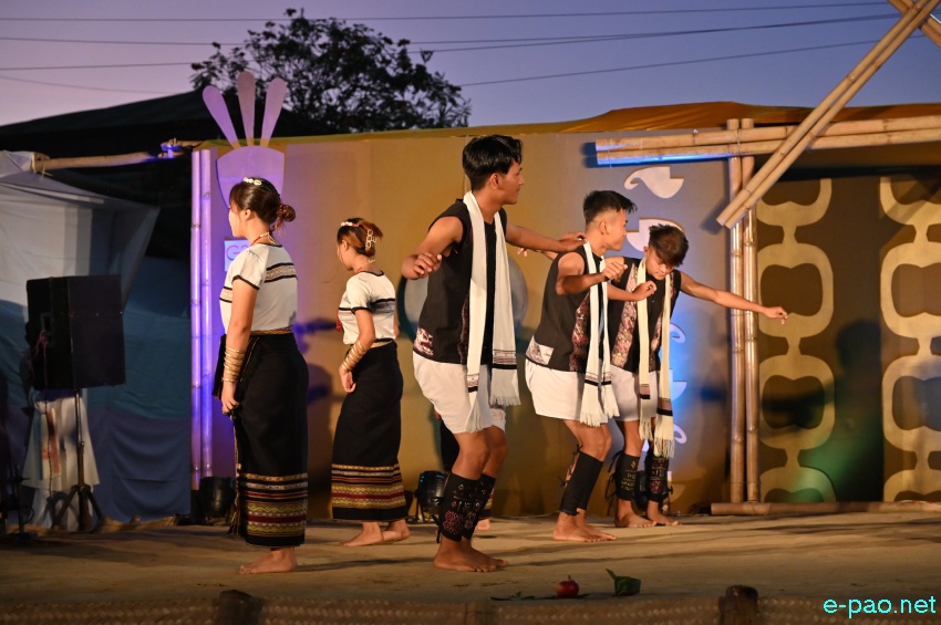 Day 3 : Manipur Sangai Festival 2022 -  Kuki Dance   at Hapta Kangjeibung, Imphal:: 23 November 2022
