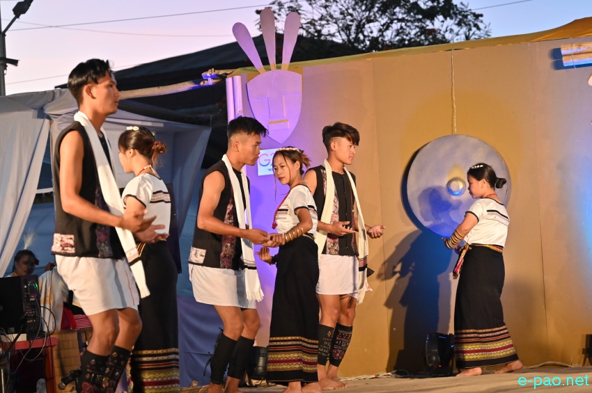 Day 3 : Manipur Sangai Festival 2022 -  Kuki Dance   at Hapta Kangjeibung, Imphal:: 23 November 2022