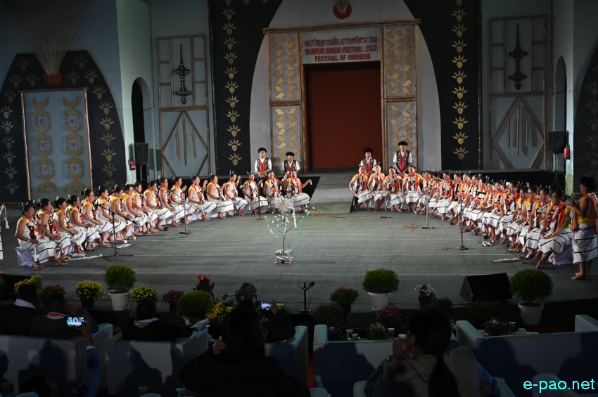 Day 3 : Manipur Sangai Festival 2022 -  Poumai Traditional Dance   at BOAT, Imphal:: 23 November 2022